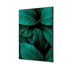 Wanddecoratie Textiel SET A2 Botanische Bladeren Groen
