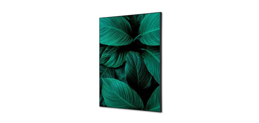 Wanddecoratie Textiel SET A2 Botanische Bladeren Groen