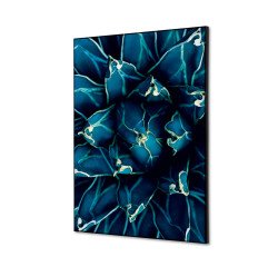Wanddecoratie Textiel SET A2 Cactus Blauw