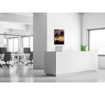 Wanddecoratie Textiel SET A2 Palmbomen Zonsondergang