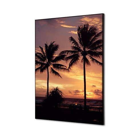 decoración textil de Pared SET A2 Palmeras Puesta de Sol