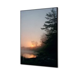 Décoration Murale en Tissu SET A2 Lever de Soleil Foret