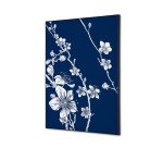 Wanddecoratie Textiel SET A2 Japanse Bloesem Blauw