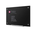 Scritto® Pizarra De Cristal Rotulable Negro 90 x 60 cm