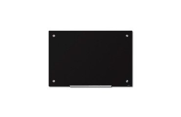 Scritto® Pizarra de Cristal Rotulable Negro 90 x 60 cm