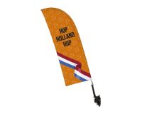Window Flag Set Single-Sided Oranje Hup Holland