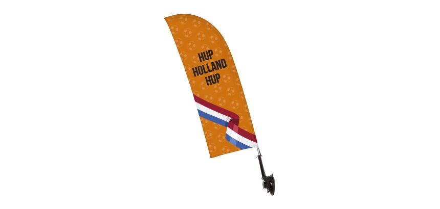 Drapeau de Fenêtre ensemble Complet Orange Hup Holland