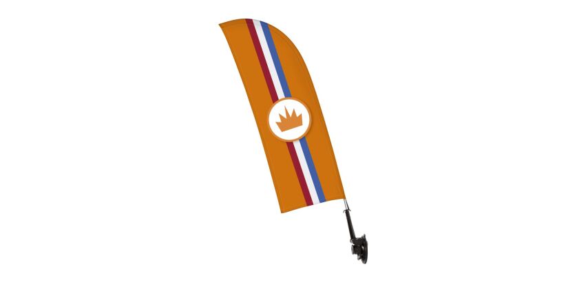 Drapeau de Fenêtre ensemble Complet Orange Couronne
