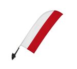 Drapeau de Fenêtre ensemble Pologne