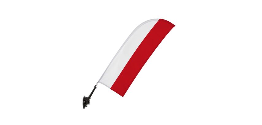 Drapeau de Fenêtre ensemble Pologne