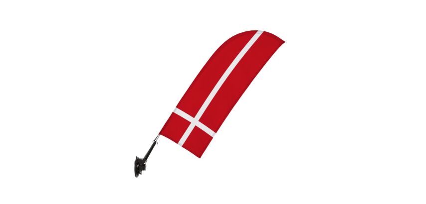 Drapeau de Fenêtre ensemble Danemark