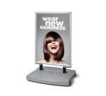 Windtalker® City avec Base Plastique 70 x 100 cm Résistant Aux Intempéries