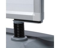Windtalker® City With Plastic Base Silver Splashproof 70 x 100 cm