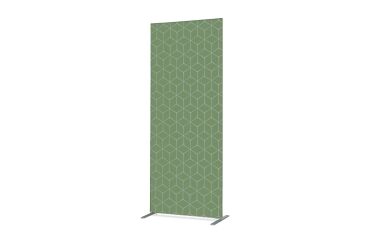 Textile Room Divider Deco 85-200 Double Hexagon Green