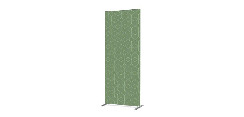 Separador textil deco 85-200 Doble Hexágono Verde