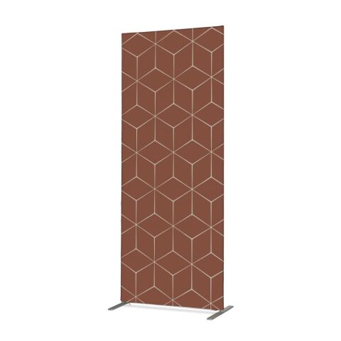 Separador textil deco 85-200 Doble Hexágono Óxido