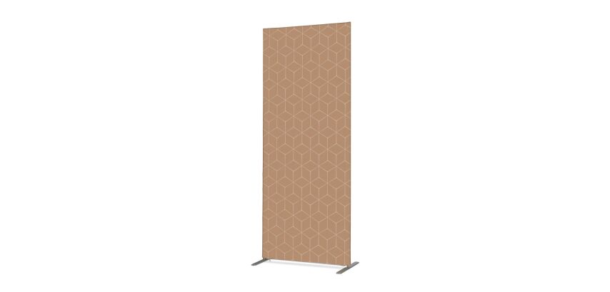 Cloison Déco en tissu 85-200 Hexagone Beige