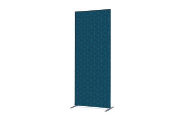 Textil Raumteiler Deko 85-200 Hexagon Blau