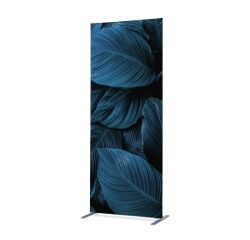Separador Textil Deco 85-200 Doble Botánico Hojas Azules