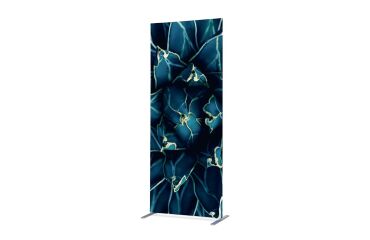 Textil Raumteiler Deko 85-200 Kaktus Blau I819