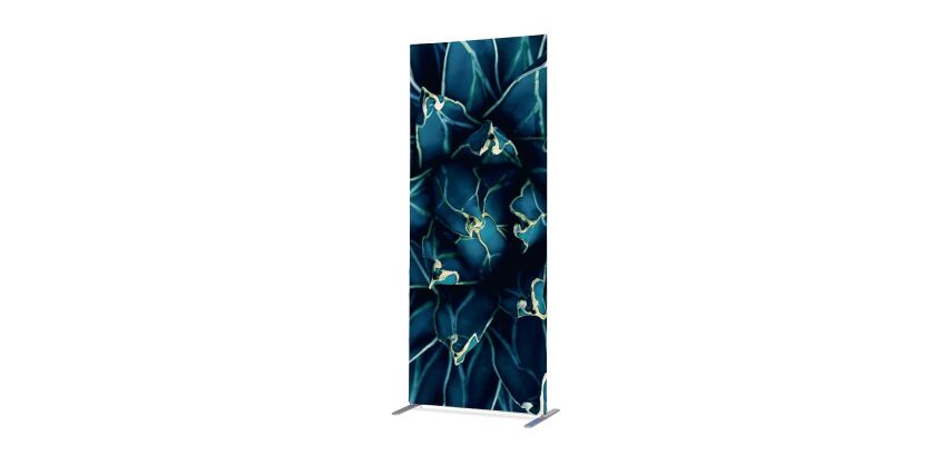 Scheidingswand Textiel Deco 85-200 Cactus Blauw I819