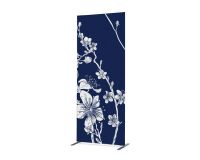 Separador Textil Deco 85-200 Doble Abstracto Flor de Cerezo Japonés Azul