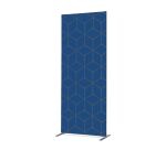 Separador textil deco 100-200 Doble Hexágono Azul-Marrón