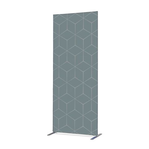 Separador textil deco 100-200 Doble Hexágono Gris
