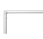 Cloison déco verticale en tissu motif héxagone - H 200 cm