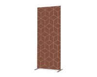 Separador Textil Deco 100-200 Doble Hexágono Óxido