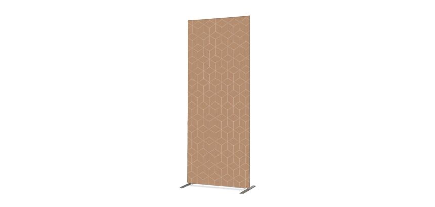 Cloison Déco en tissu 100-200 Hexagone Beige