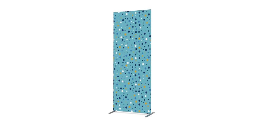 Separador textil deco 100-200 Doble Puntos Color Azul