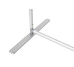 Cloison déco verticale en tissu motif bruyère rose