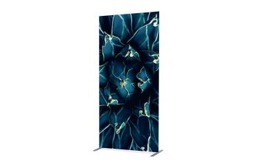 Textil Raumteiler Deko 100-200 Kaktus Blau I819