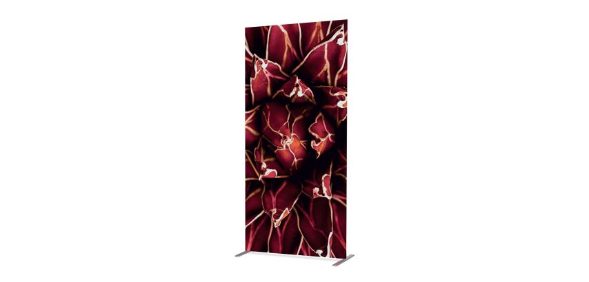 Scheidingswand Textiel Deco 100-200 Cactus Rood I821