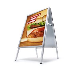 Caballete Publicitario 50x70 cm Esquinas en Inglete 32 mm