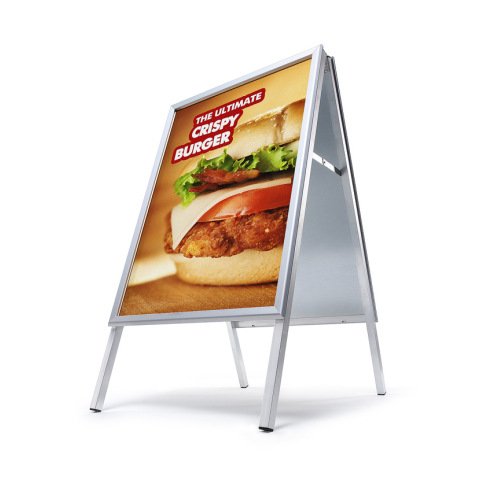 Caballete Publicitario 50x70 cm Esquinas en Inglete 32 mm