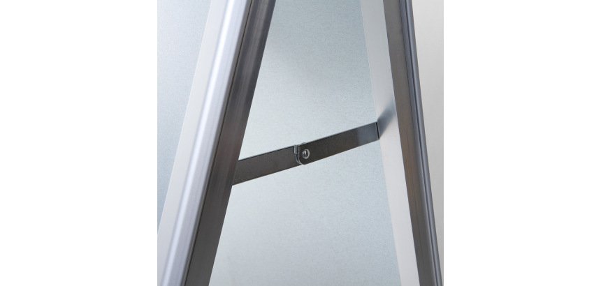 Caballete Publicitario 50x70 cm Esquinas Redondas 32 mm