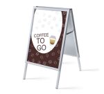 Chevalet A1 Komplett-Set Café à Emporter Anglais