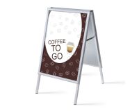 Set Completo Caballete A1 Café Para Llevar Inglés