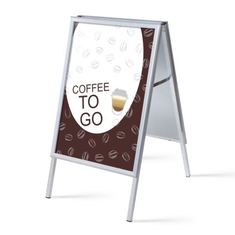 Set Completo Caballete A1 Café para Llevar Inglés