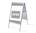 Set Completo Caballete A1 Abierto Gris Inglés