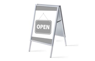 Set Completo Caballete A1 Abierto Gris Inglés