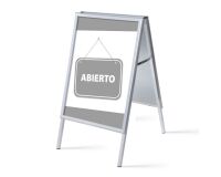 Set Completo Caballete A1 Abierto Gris Español