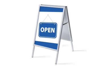 Set Completo Caballete A1 Abierto Azul Inglés