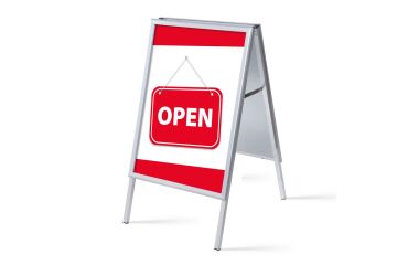 Set Completo Caballete A1 Abierto Rojo Inglés