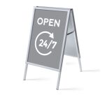 Set Completo Caballete A1 Abierto 24/7 Gris Inglés