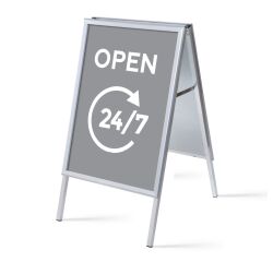 Set Completo Caballete A1 Abierto 24/7 Gris Inglés