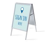 Set Completo Caballete A1 Accede Aquí Azul Inglés