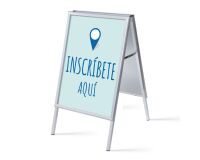 Set Completo Caballete A1 Accede Aquí Azul Español